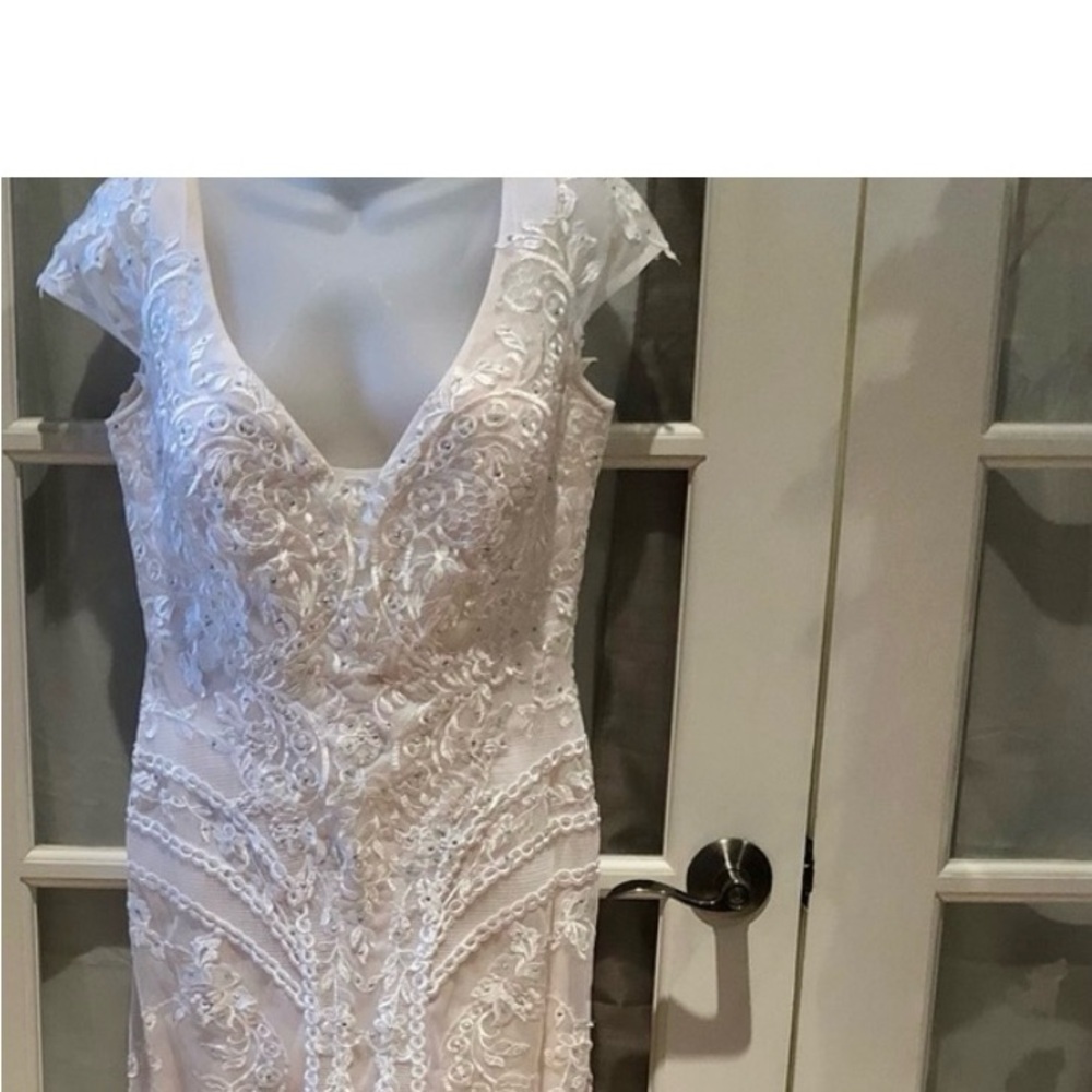 Xscape embroidered dress.